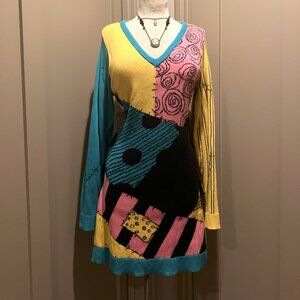 Sally Sweater Dress 2XL Nightmare Before Christmas Valentine's Day Sweetheart